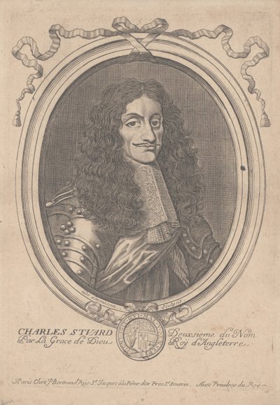 Charles II, King of England by Nicolas II de Larmessin